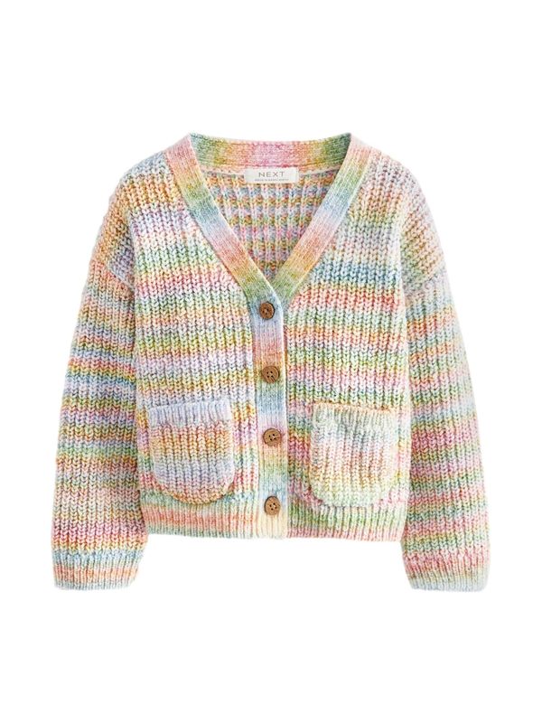 Next Next Kardigan  boja pijeska / svijetloplava / zelena / prljavo roza