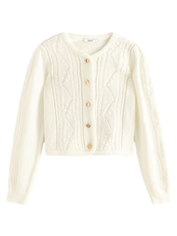 Next Next Kardigan  ecru/prljavo bijela
