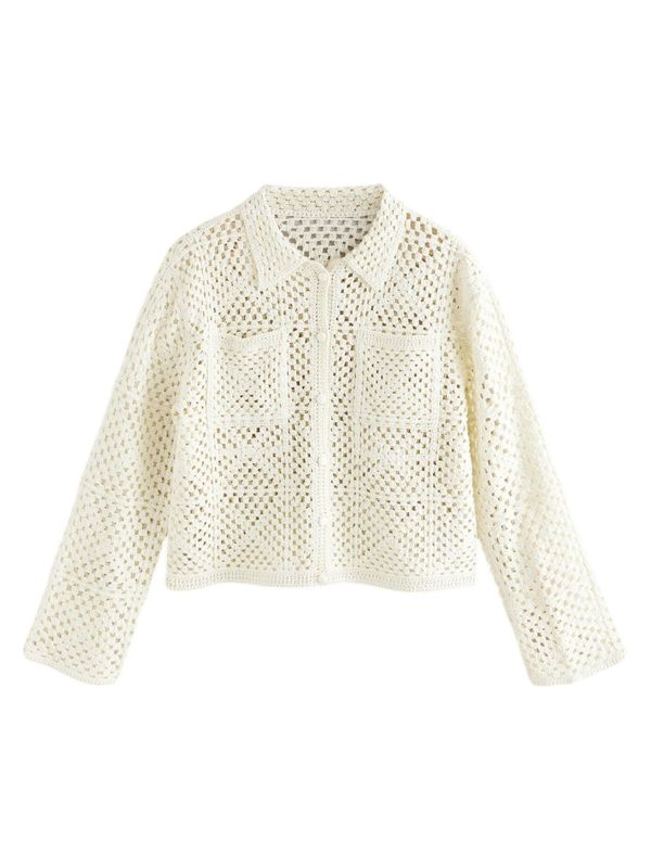 Next Next Kardigan  ecru/prljavo bijela