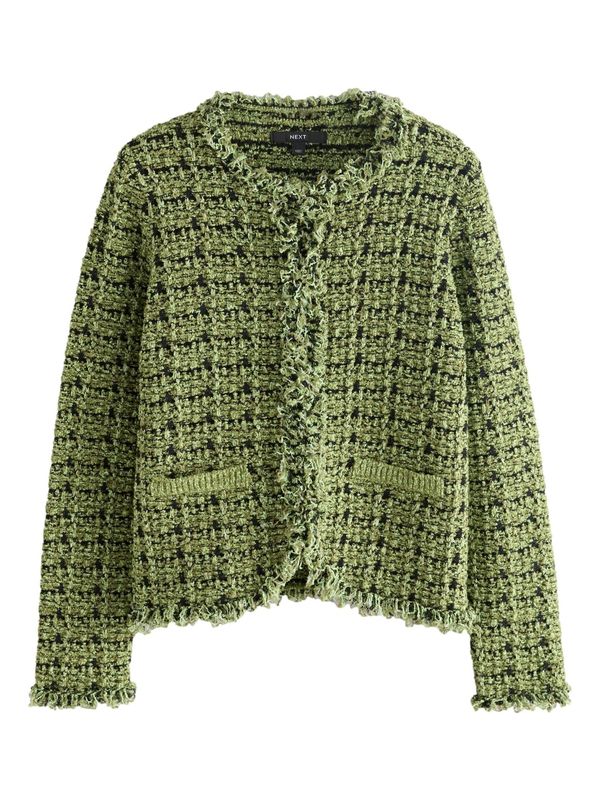 Next Next Kardigan  kivi zelena / crna