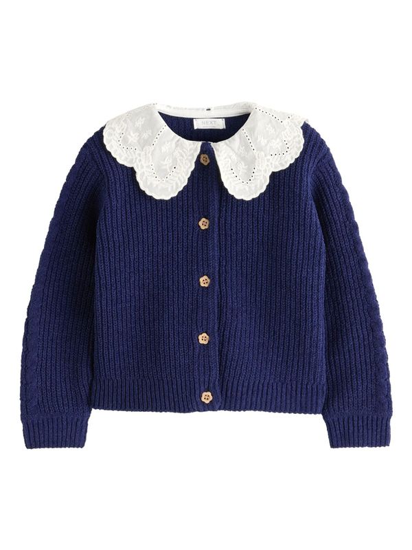 Next Next Kardigan  mornarsko plava / bijela