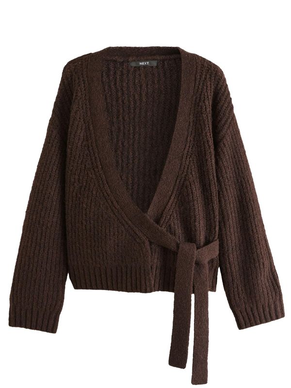 Next Next Kardigan  tamno smeđa