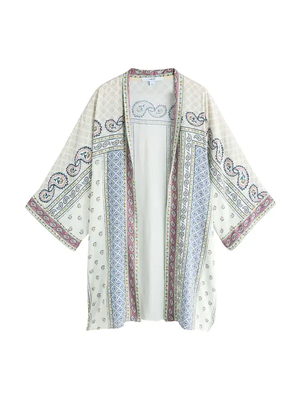 Next Next Kimono  ecru/prljavo bijela / tamno bež / svijetloplava / sivkasto ljubičasta (mauve)