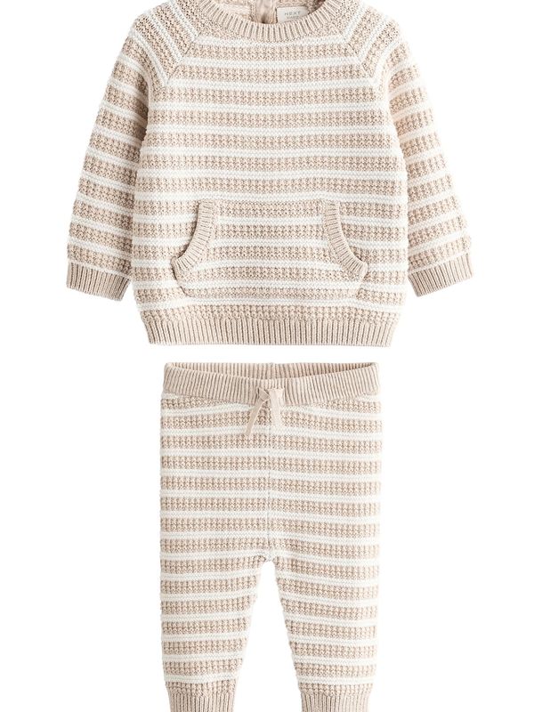 Next Next Komplet  bež / bijela