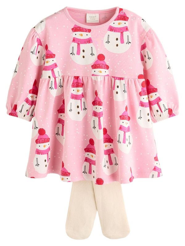 Next Next Komplet  bež / roza / bijela