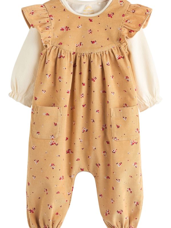 Next Next Komplet  ecru/prljavo bijela / narančasta / crvena