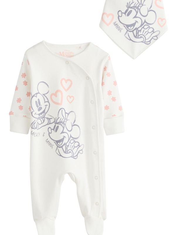 Next Next Komplet  ecru/prljavo bijela / siva / roza