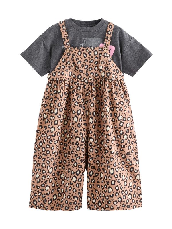 Next Next Komplet  ecru/prljavo bijela / svijetlosmeđa / grafit siva / roza