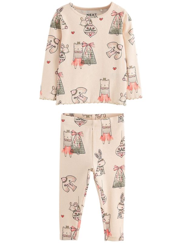 Next Next Komplet  koraljna / roza / crna