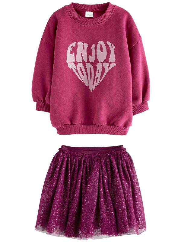 Next Next Komplet  ljubičasta / ljubičasto crvena