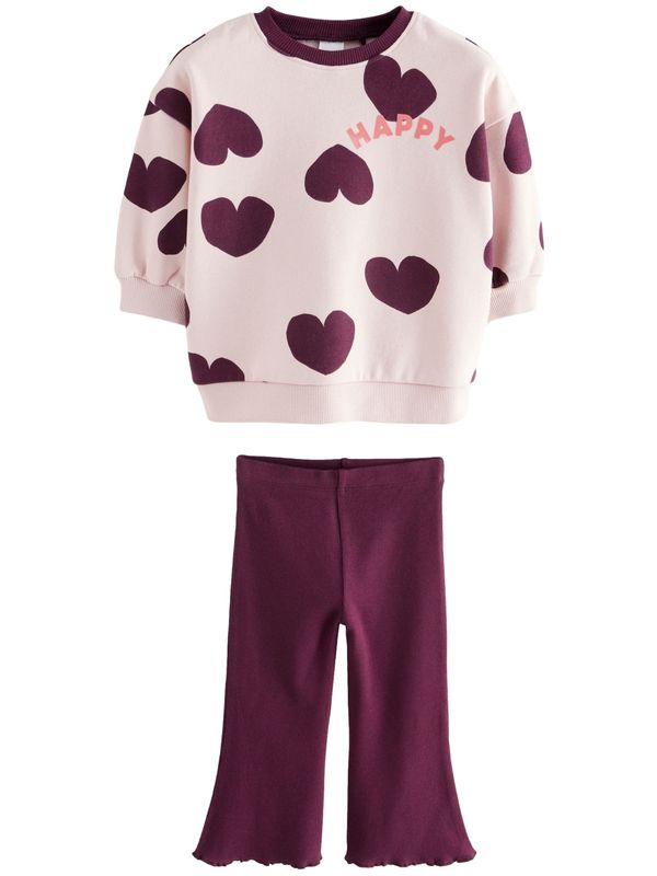 Next Next Komplet  ljubičasta / roza