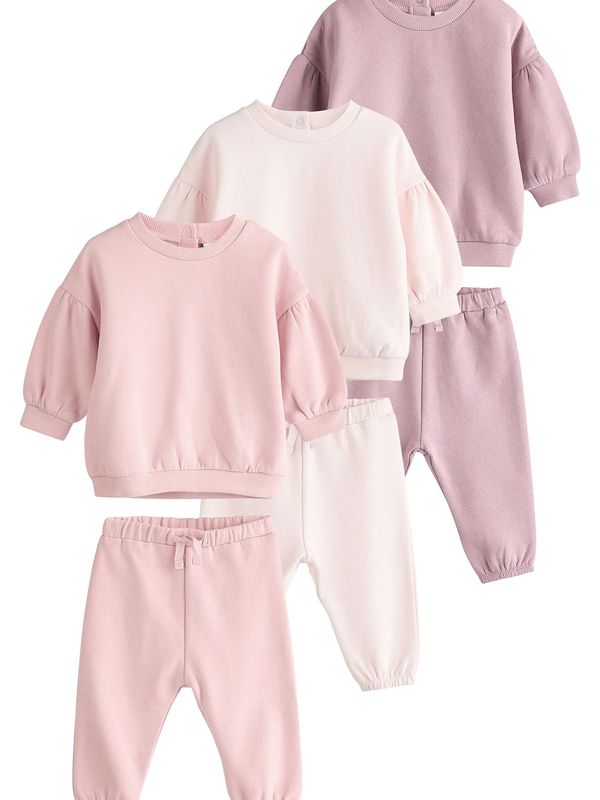 Next Next Komplet  ljubičasta / roza