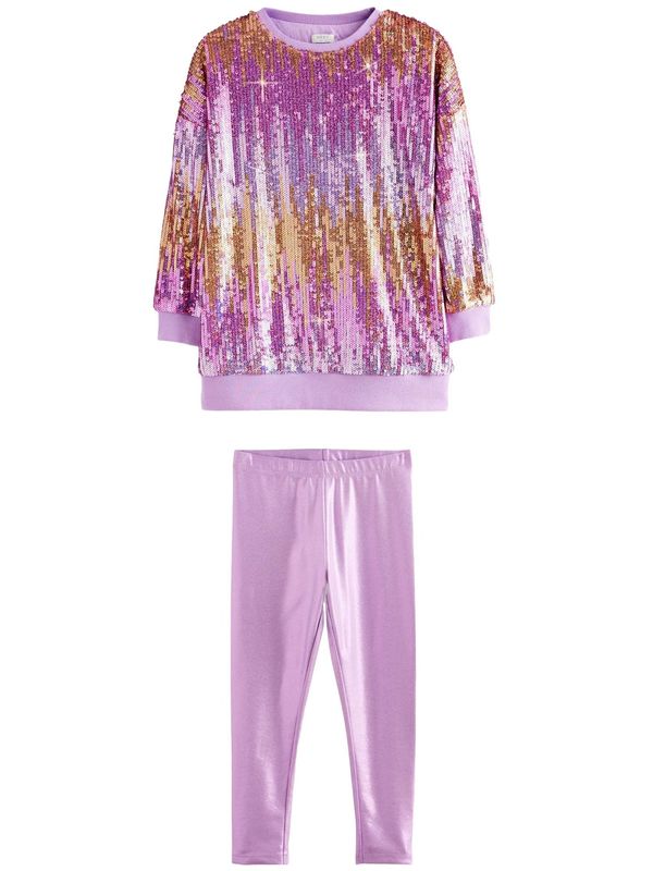 Next Next Komplet  narančasta / roza