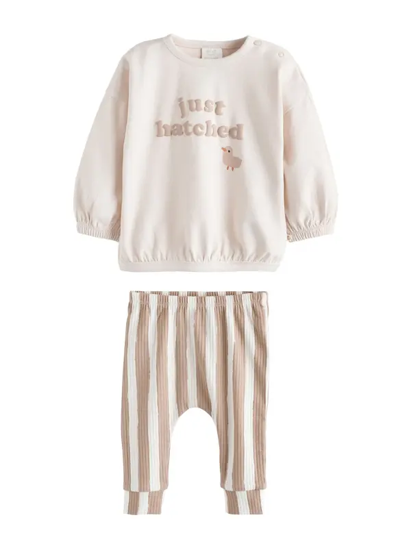 Next Next Komplet  nude / boja devine dlake (camel) / ecru/prljavo bijela