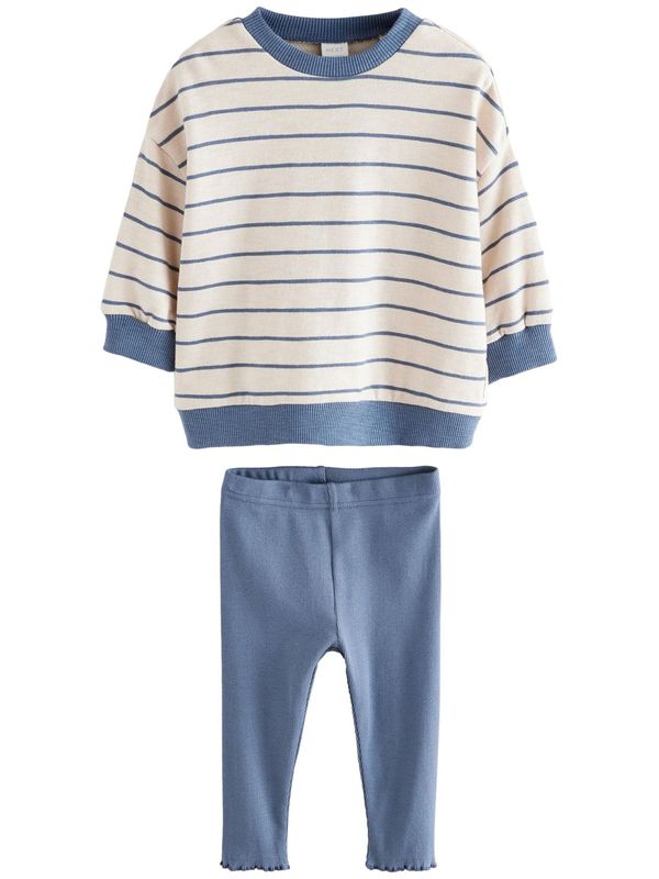 Next Next Komplet  plava / bijela