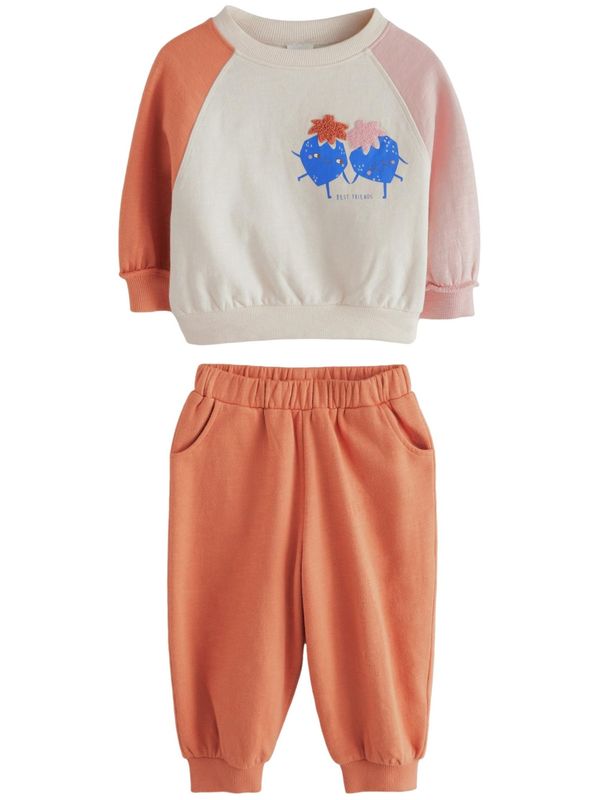 Next Next Komplet  plava / breskva / svijetloroza / bijela