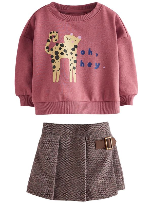 Next Next Komplet  plava / smeđa / žuta / ljubičasto crvena / crna