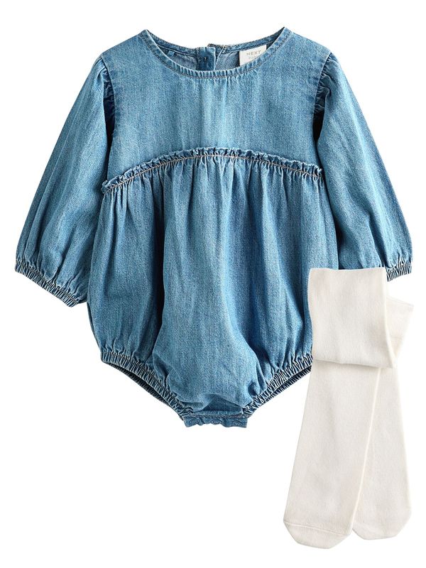 Next Next Komplet  plavi traper / bijela