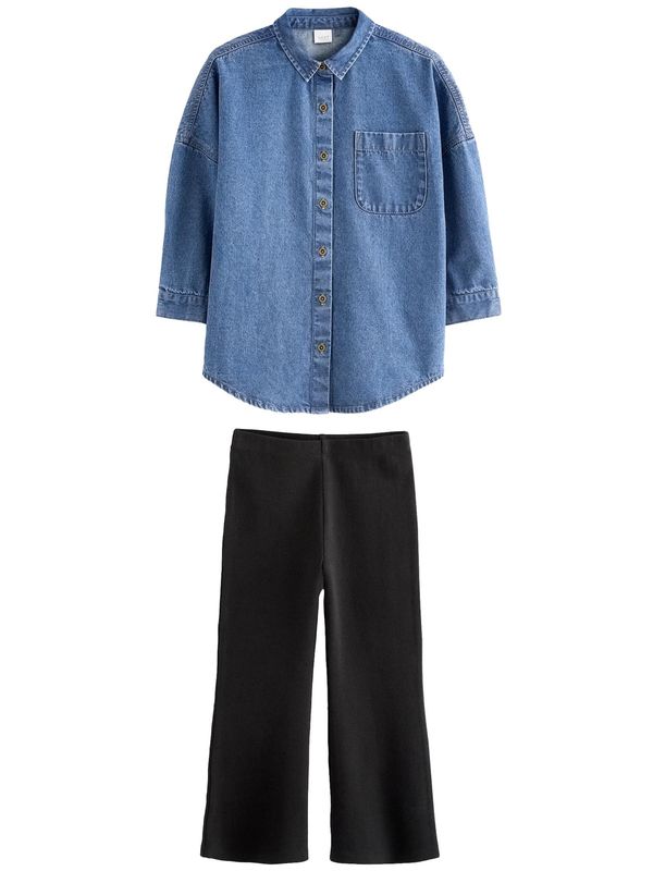 Next Next Komplet  plavi traper / crna