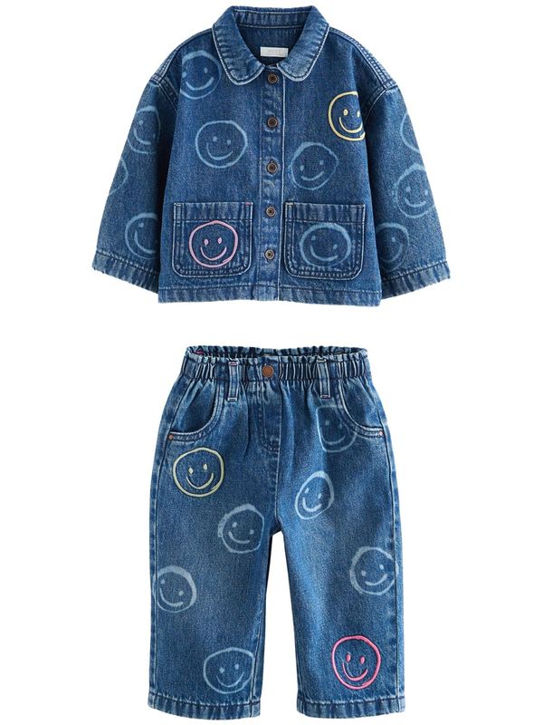 Next Next Komplet  plavi traper / miks boja