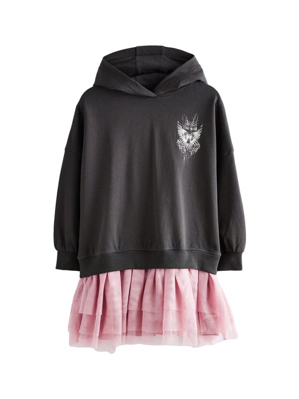 Next Next Komplet  prljavo roza / crna / bijela