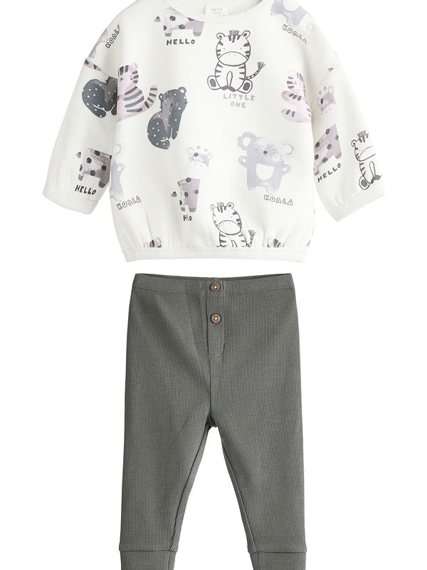 Next Next Komplet  siva / bijela