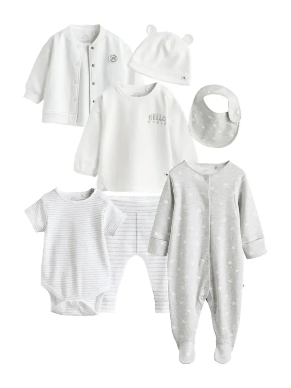 Next Next Komplet  siva / bijela