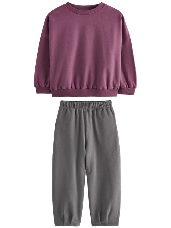 Next Next Komplet  siva / ljubičasta