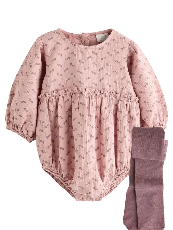 Next Next Komplet  sivkasto ljubičasta (mauve) / prljavo roza