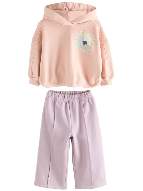 Next Next Komplet  zelena / rosé / ružičasto crvena