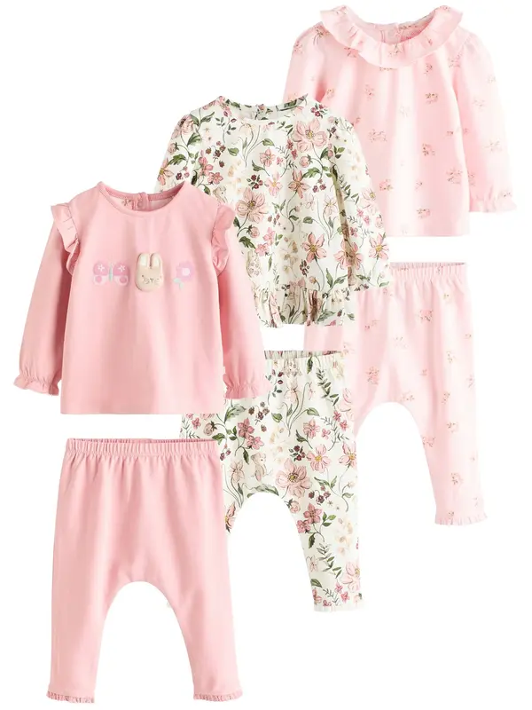Next Next Komplet  zelena / roza / rosé / bijela