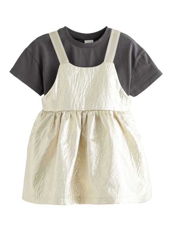 Next Next Komplet  zlatna / antracit siva