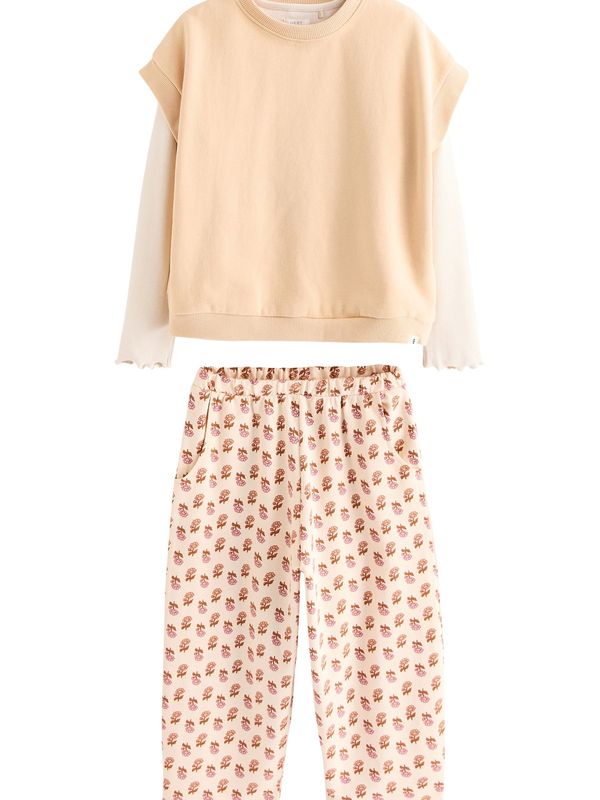 Next Next Komplet  žuta / bordo