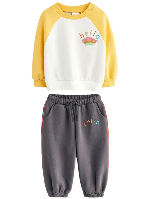 Next Next Komplet  žuta / siva / bijela