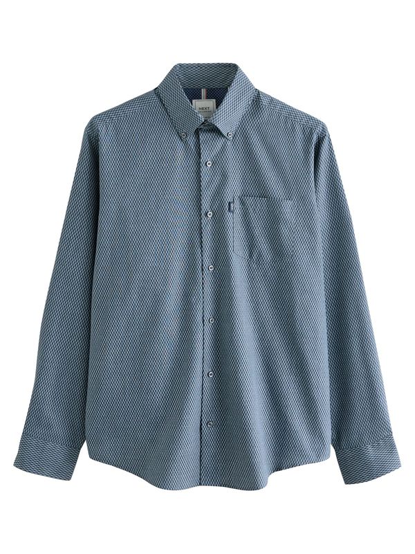 Next Next Košulja  bazalt siva / crna / bijela