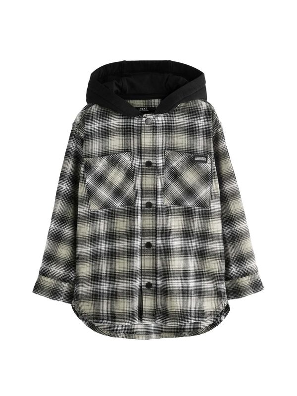 Next Next Košulja  bež / tamno zelena