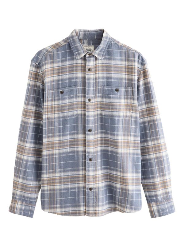 Next Next Košulja  boja pijeska / golublje plava / siva / narančasta