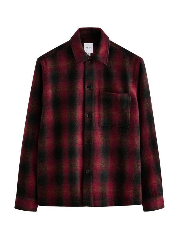 Next Next Košulja  crvena / boja vina / crna
