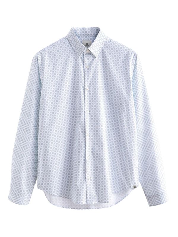 Next Next Košulja  golublje plava / bijela