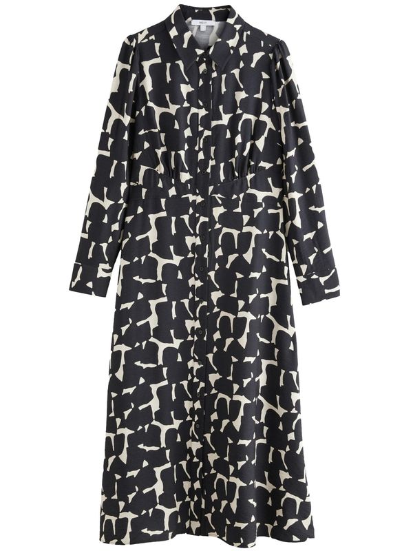 Next Next Košulja haljina  crna / bijela