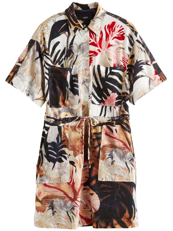 Next Next Košulja haljina  ecru/prljavo bijela / miks boja