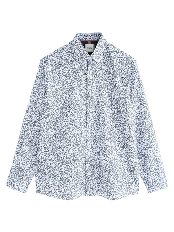 Next Next Košulja  mornarsko plava / bijela