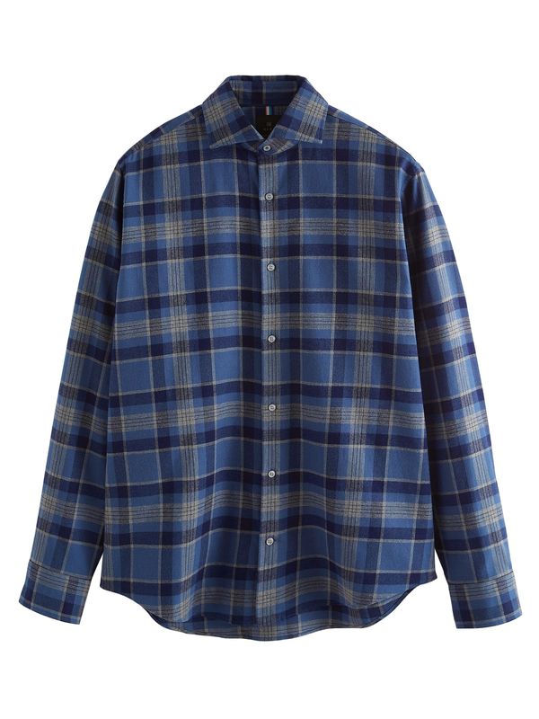 Next Next Košulja  mornarsko plava / siva