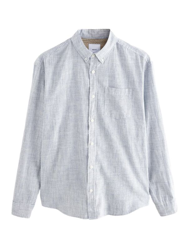 Next Next Košulja  morsko plava / bijela