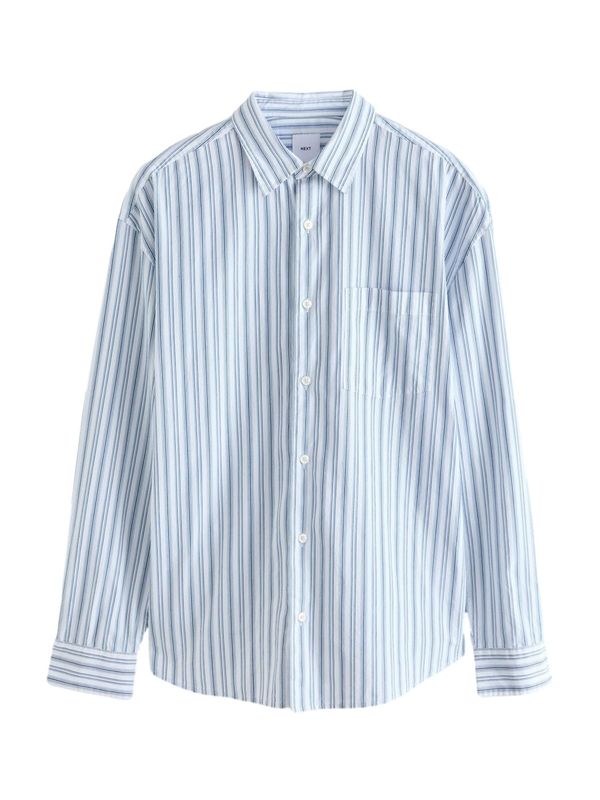 Next Next Košulja  morsko plava / opal / bijela