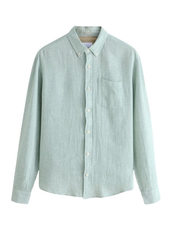 Next Next Košulja  pastelno zelena / bijela