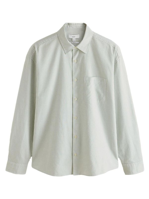 Next Next Košulja  pastelno zelena / bijela