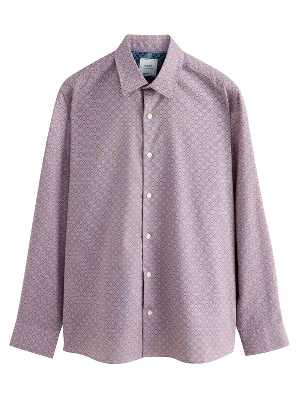 Next Next Košulja  ružičasto crvena / crna