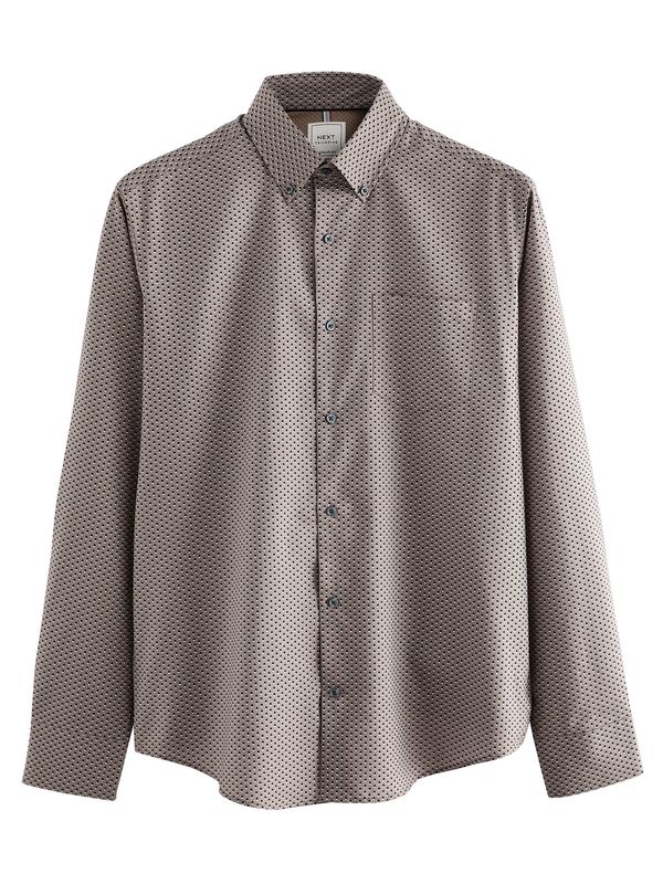 Next Next Košulja  smeđa / crna / bijela