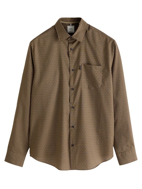 Next Next Košulja  smeđa / crna